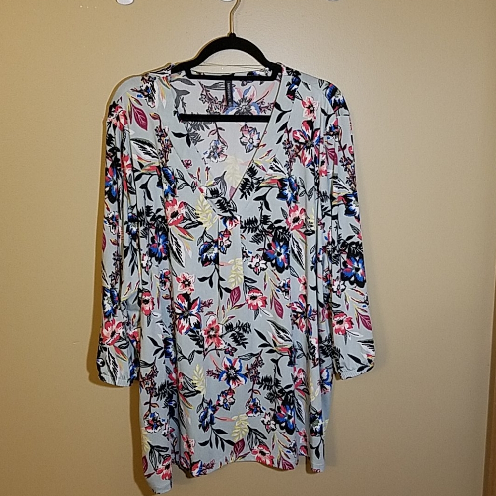 FLORAL TUNIC